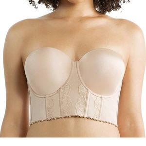 PARFAIT Elissa Women's Full Bust and Full Figure Strapless Longline